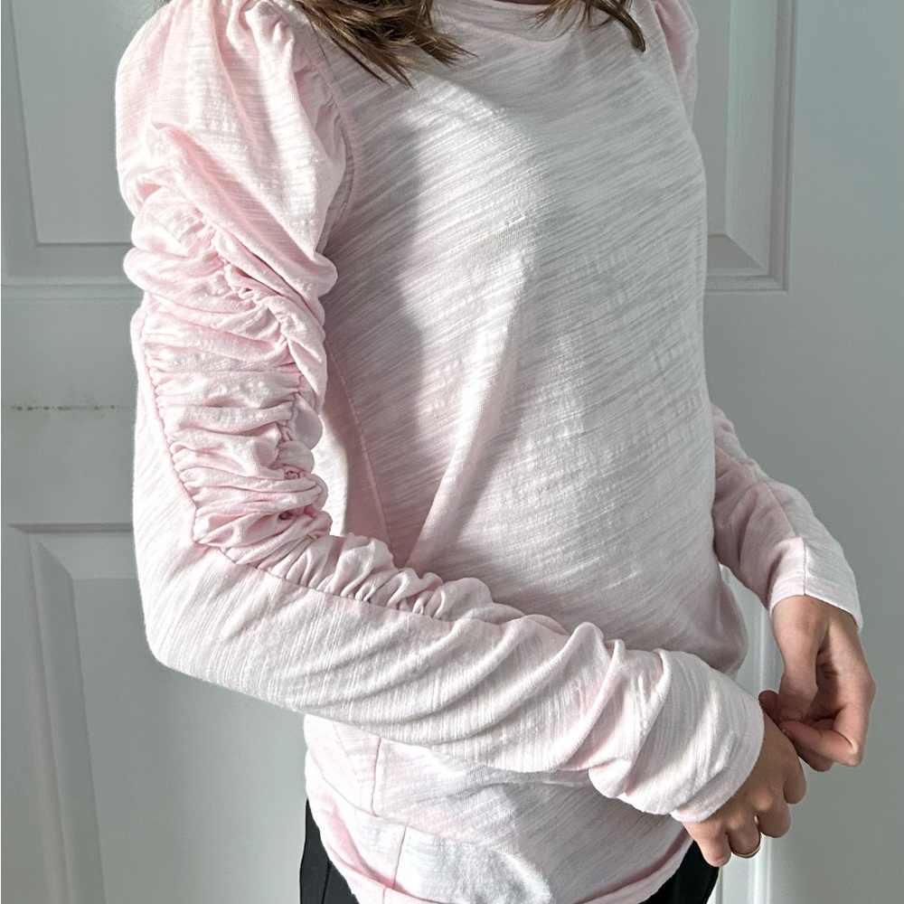 Free People Baby Pink Long Sleeve